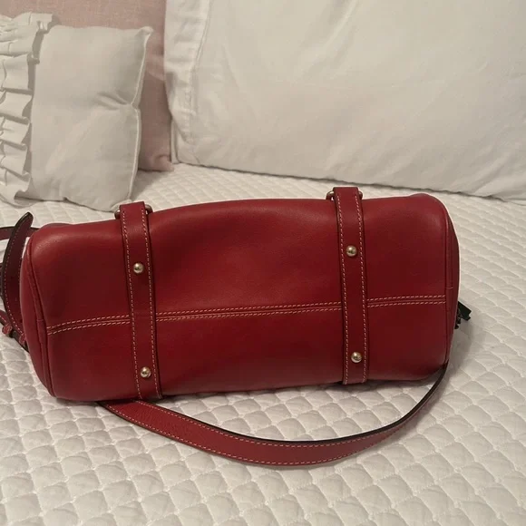 Dooney & Bourke Rich Burgundy Satchel - Picture 3 of 4